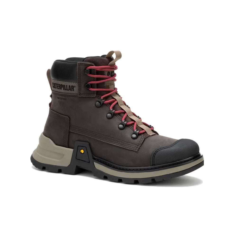 CATERPILLAR Sepatu Casual Colorado Expedition WP Kulit Basah Chocolate Pria 40-45