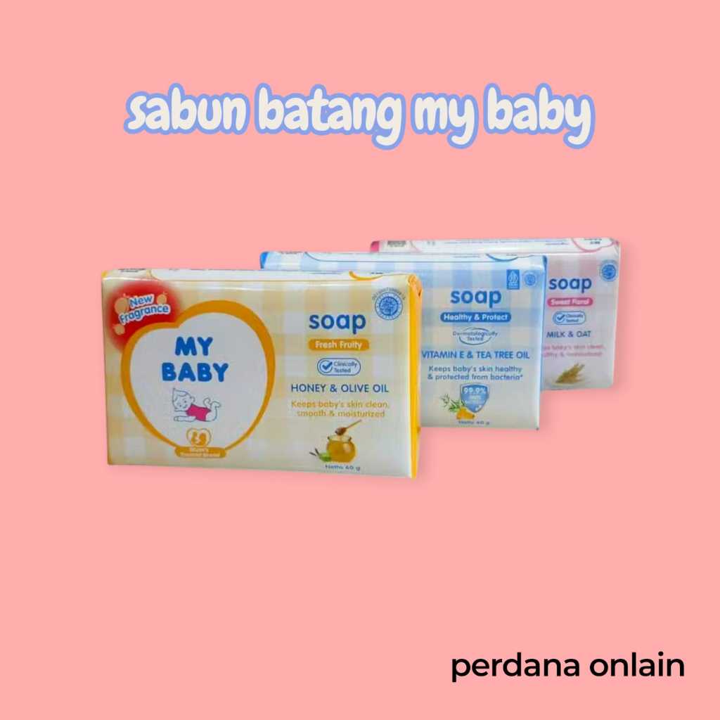 MY BABY SOAP 60gr SABUN BATANG BAYI / SABUN BATANG BAYI MYBABY