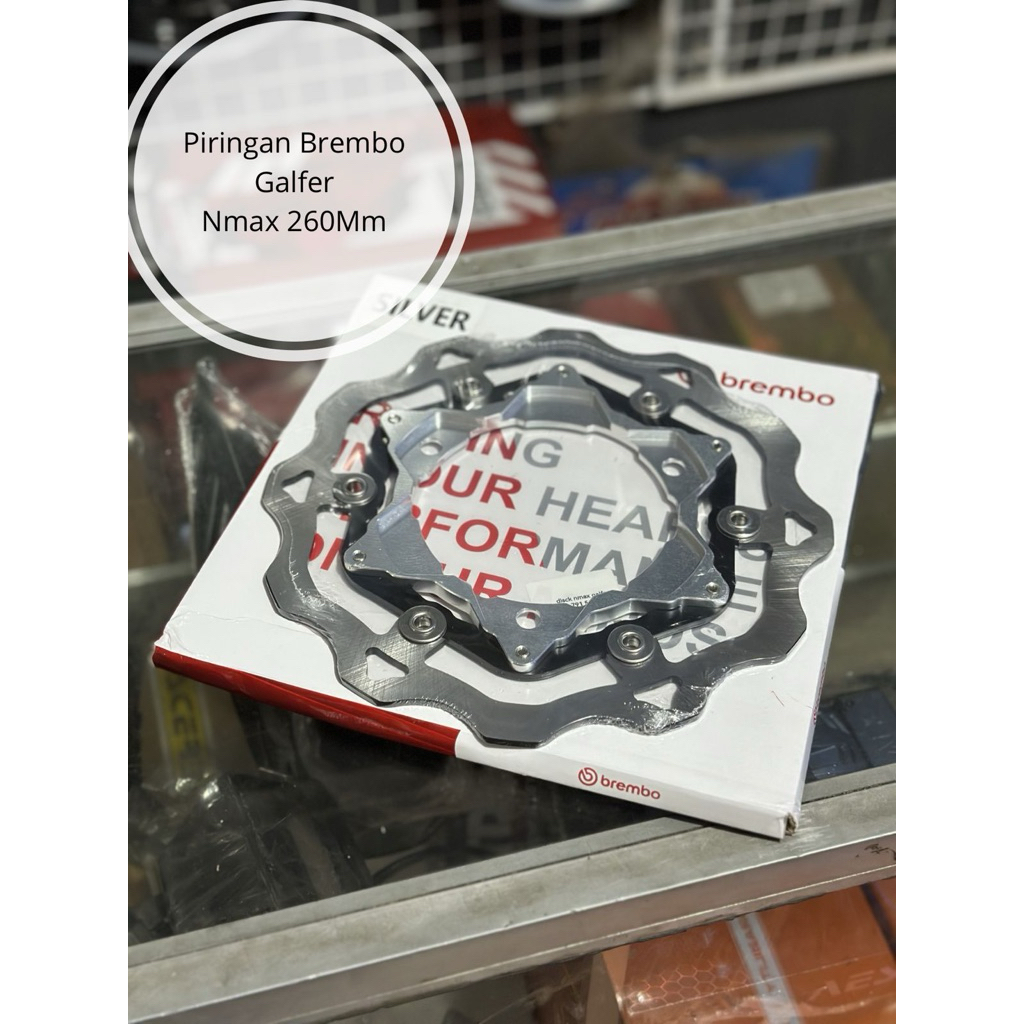Disk / Piringan  Cakram Belakang Brembo Nmax 260mm -satriamodifikasipekanbaru-