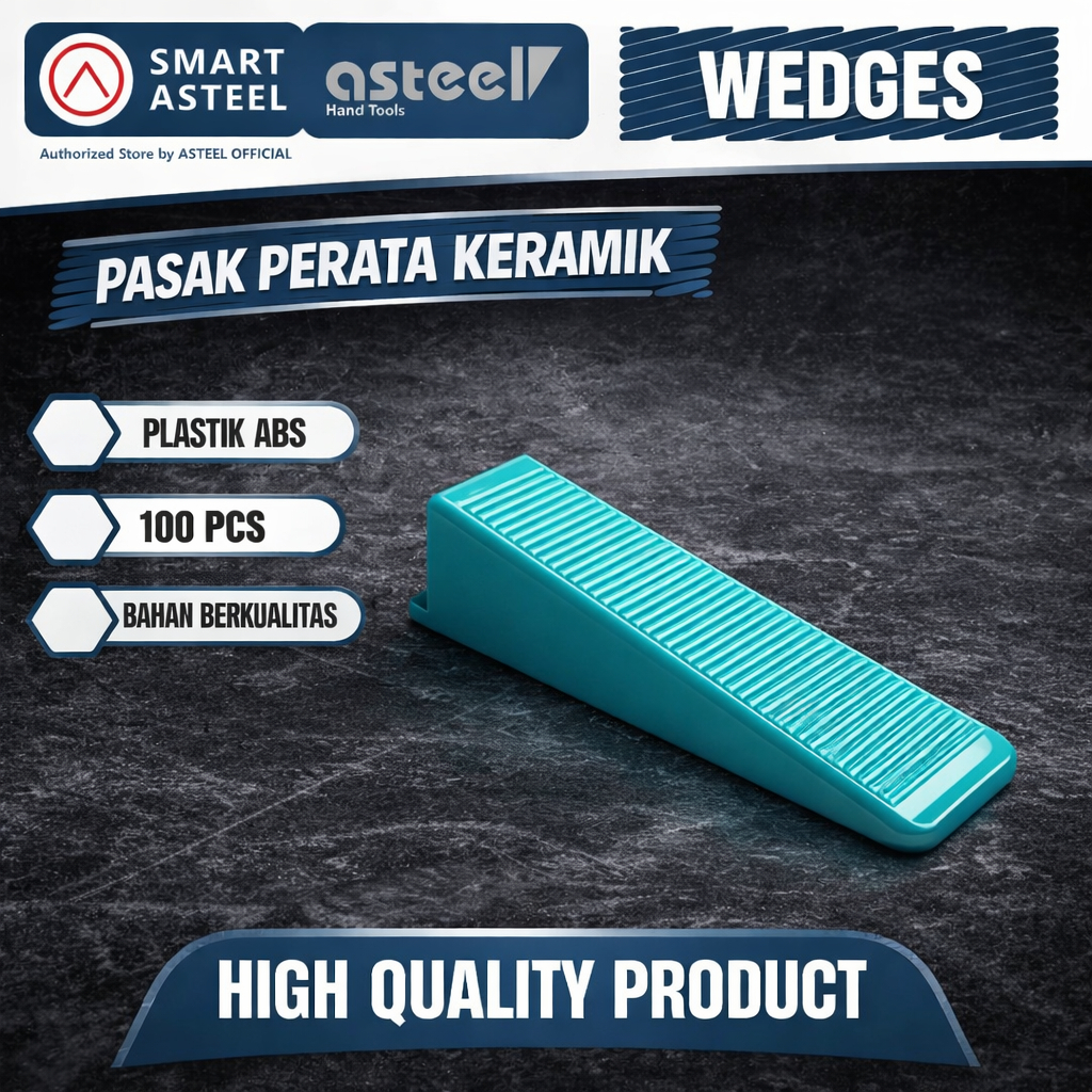 Wedges Pasak Perata Pasang Keramik Granit Lantai Dinding 100pcs Tile Leveling System