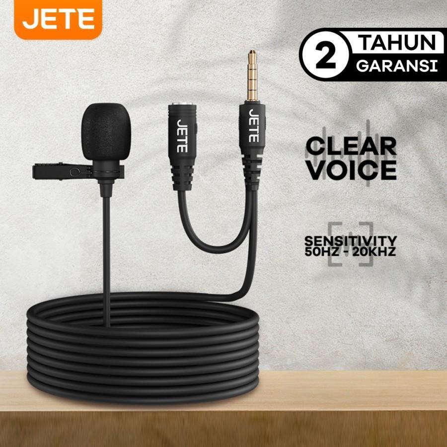 Mic Clip On Dual Output Jack JETE M2