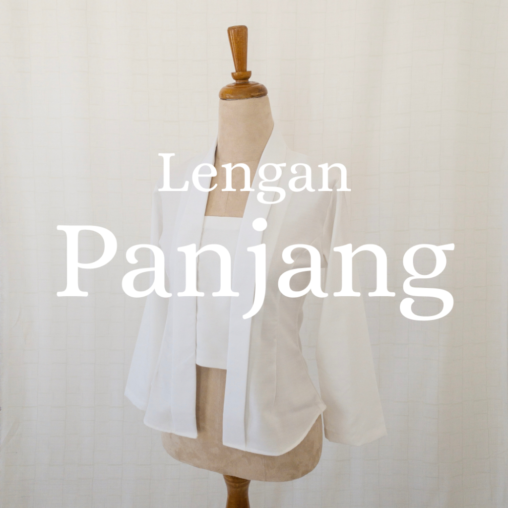 ATASAN KEBAYA MODERN KUTU BARU LENGAN PANJANG LINEN LOOK AESTHETIC KONDANGAN WISUDA LAMARAN KUTUBARU