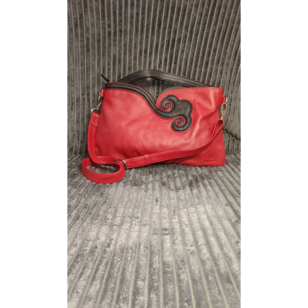 Preloved tas kulit sapi asli