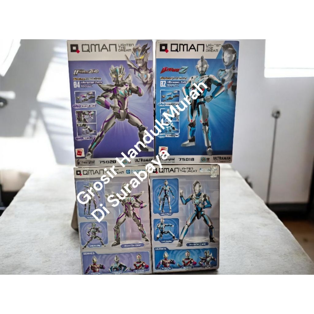 QMan Ultraman Tiga.ORIGINAL & SEGEL.READY SIAP KIRIM