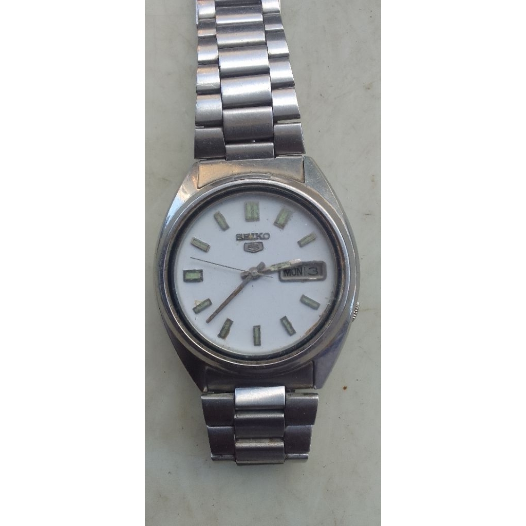 jam tangan saiko5 automatic hidup original 7009