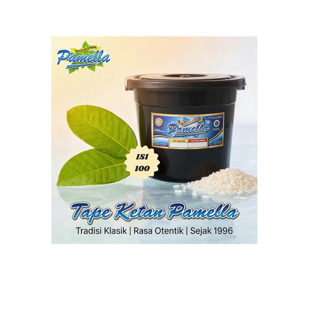 Tape ketan Pamella khas Kuningan 100 pcs original