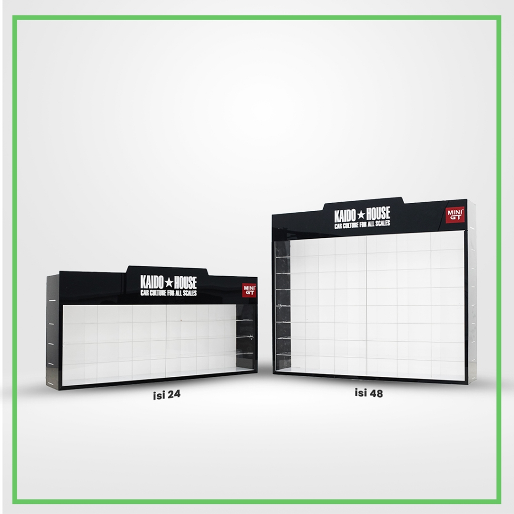 Rak Display Akrilik Kaido House Mini GT Box In