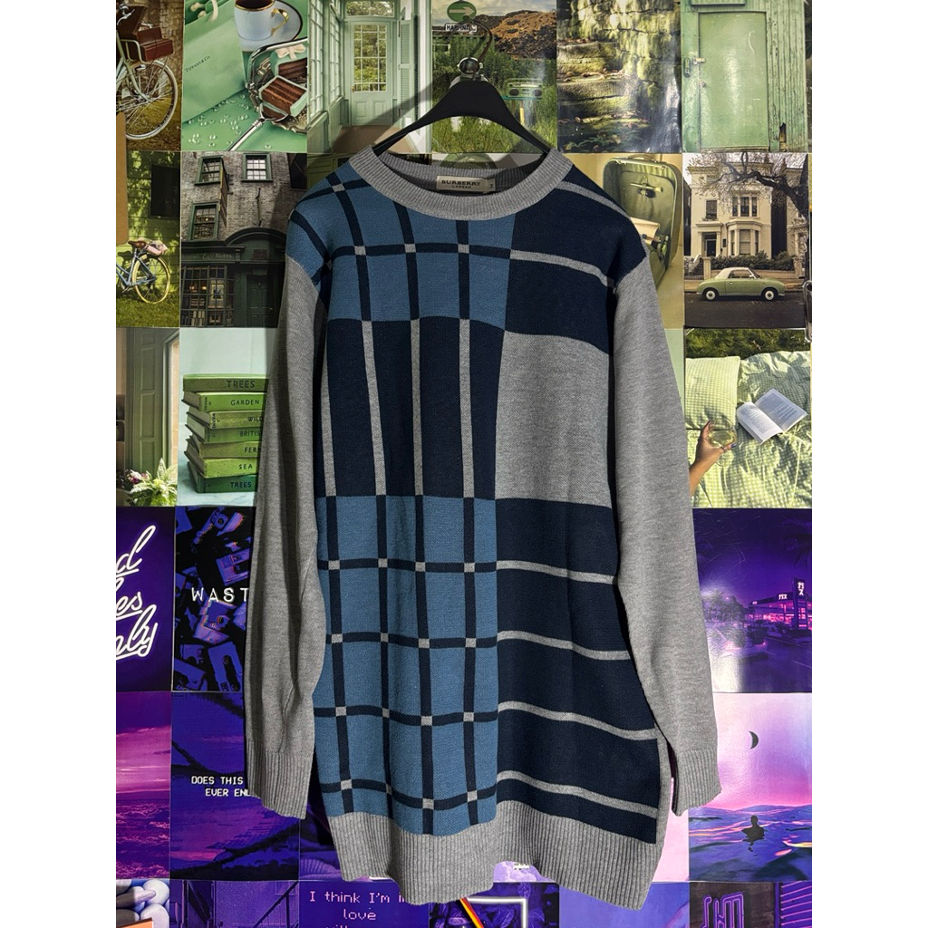 Burberry Crewneck Sweater in Cotton Knitwear Preloved