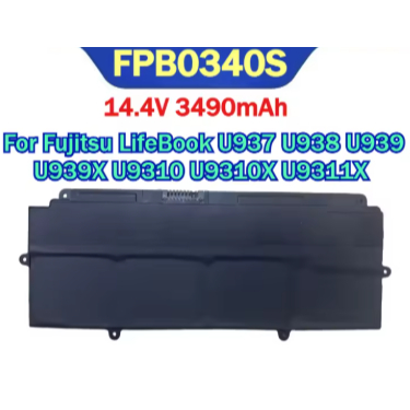 14.4V 3490mAh FPB0340S Laptop Battery For Fujitsu LifeBook U937 U938 U939 U939X U9310 U9310X U9311X 