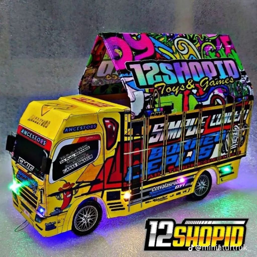 MAINAN TRUK OLENG WAHYU ABADI DAN ANEKA MOTIF LAINYA UKURAN BESAR 30CM