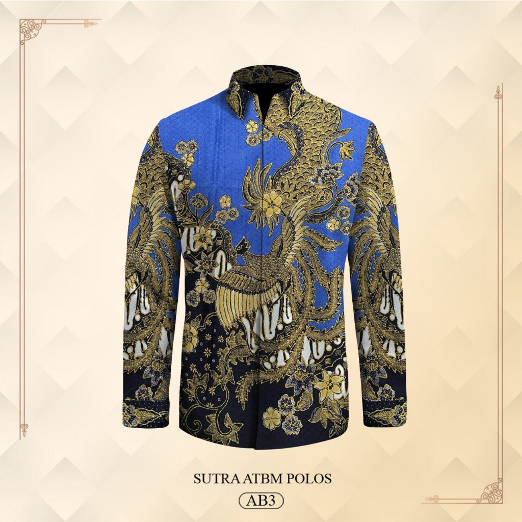 Kain Batik Tulis Sutra ATBM kemeja batik pria Tanmalaka89