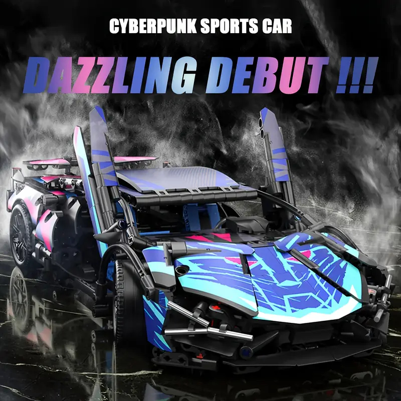 Building block Supercar Lamborghini Mobil Sport Hadiah Mainan Anak-anak Brick Asli