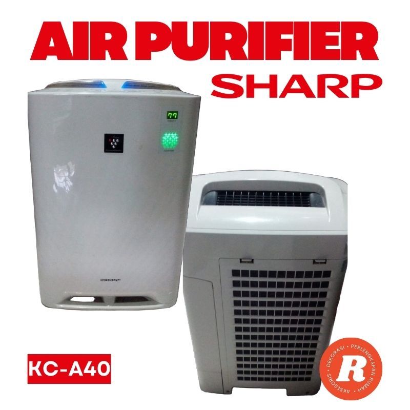 Sharp Air Purifier Pembersih Udara Ruangan Warna Putih Tipe KC A40