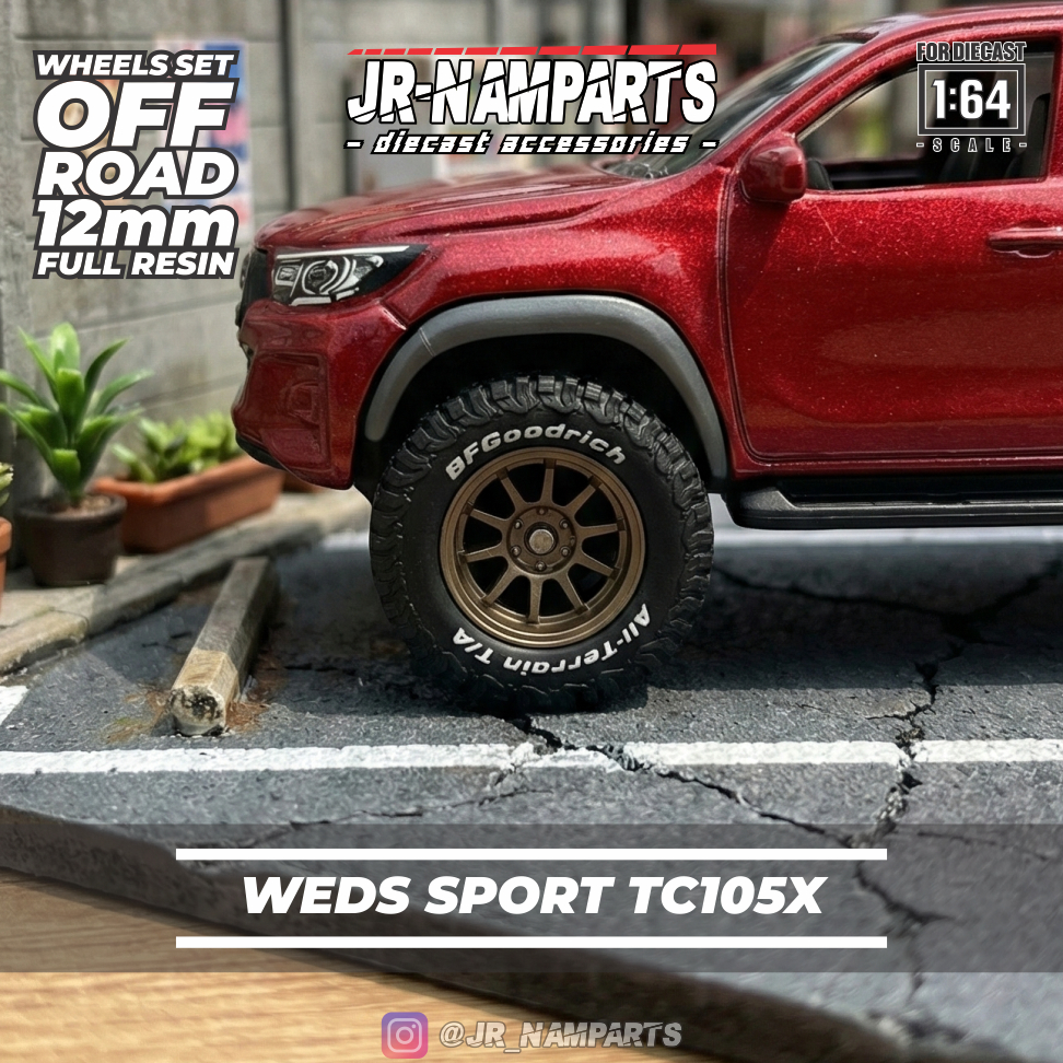 JR NAMPARTS BAN OFFROAD 12mm FULL RESIN HOTWHEELS BAN HOT WHEELS DIECAST TOYS SKALA 1:64.