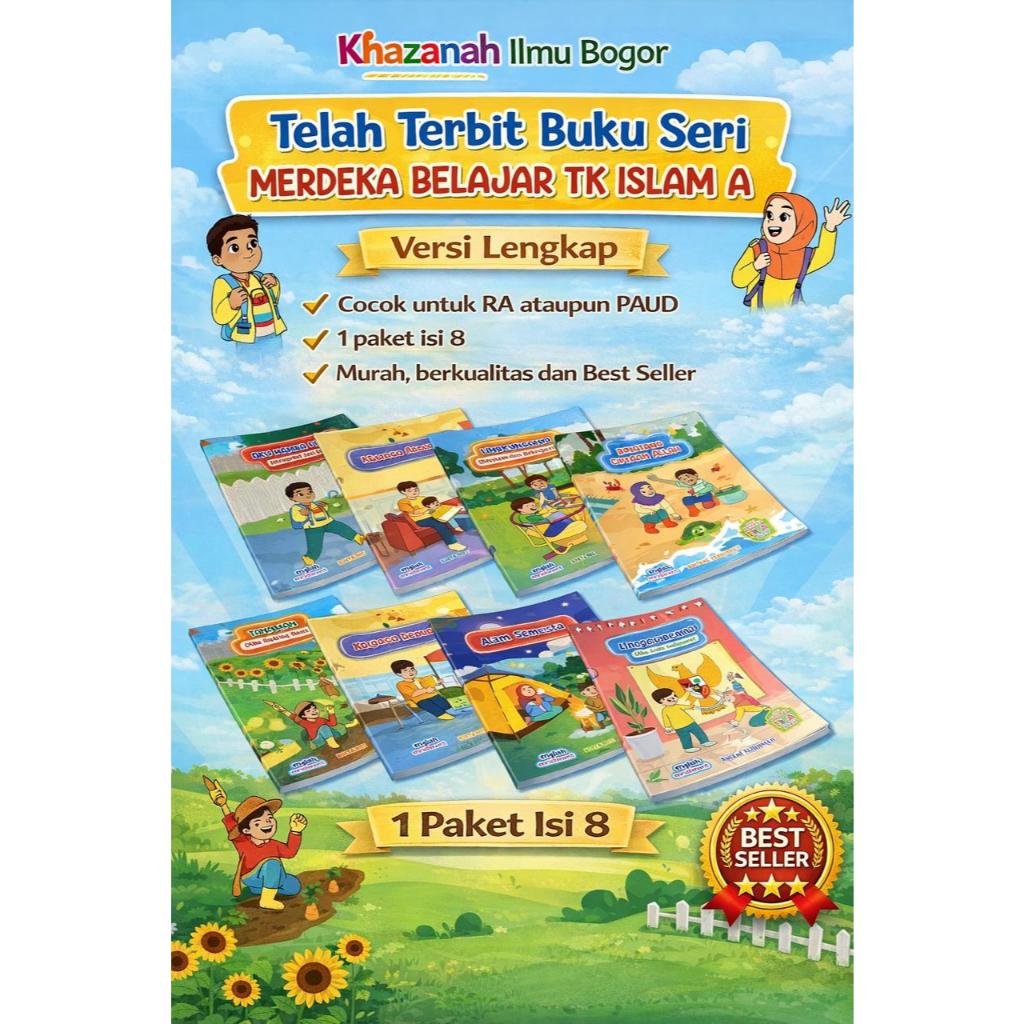 BUKU TEMATIK ISLAM MURAH PAUD/TK ISLAM/RA