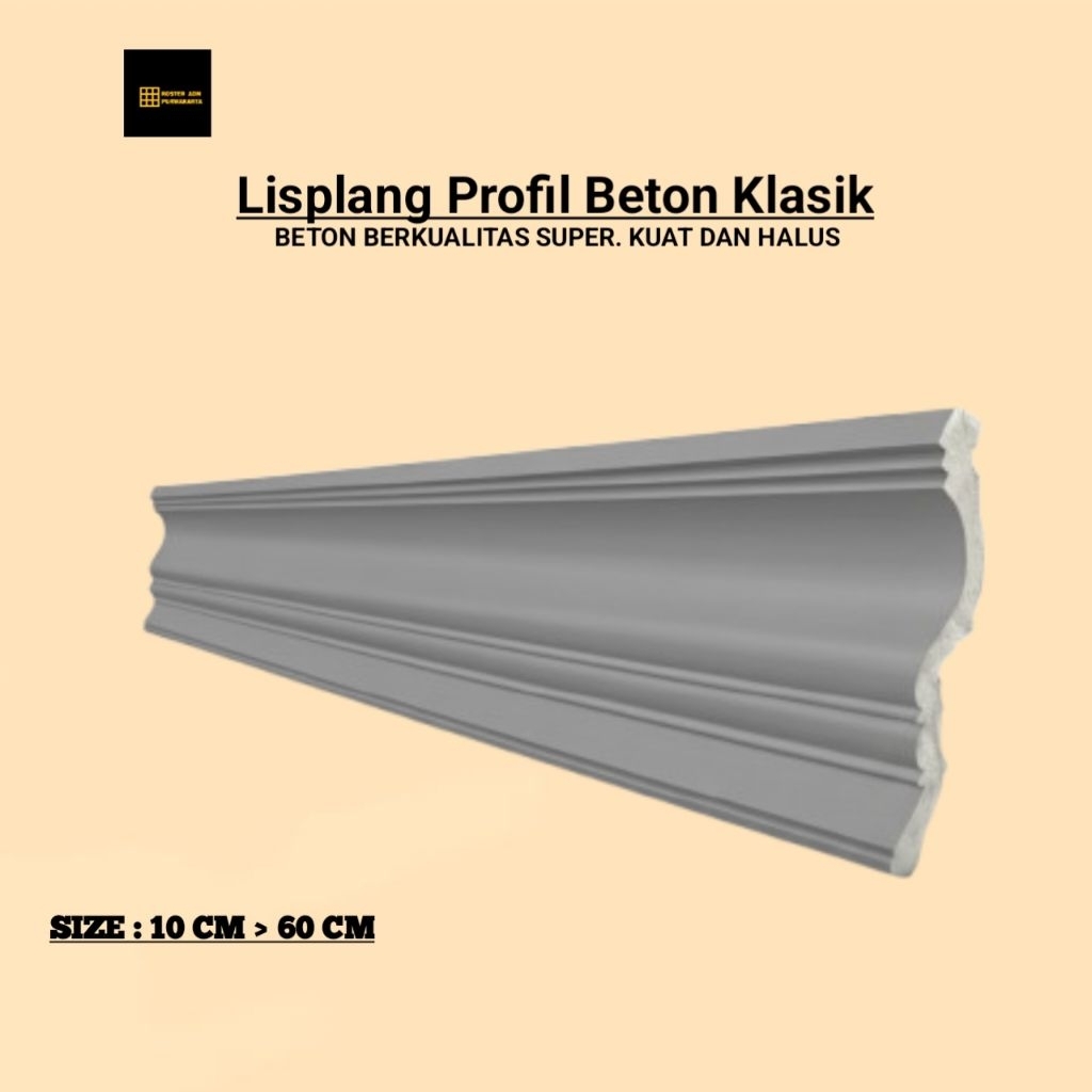 Lisplang profil beton List Profil Beton profil Beton tempel List Tempel Beton