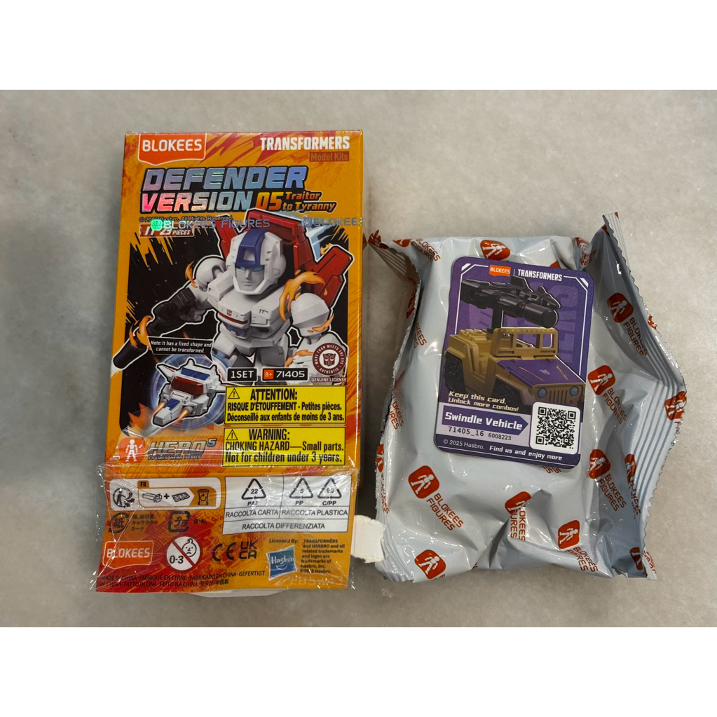 Blokees Transformers Defender Version Swindle Vehicle