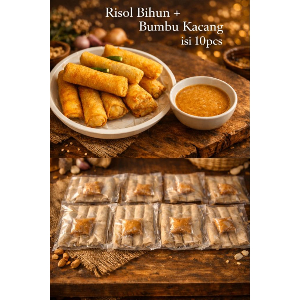 Risol bihun bumbu kacang/risol bihun