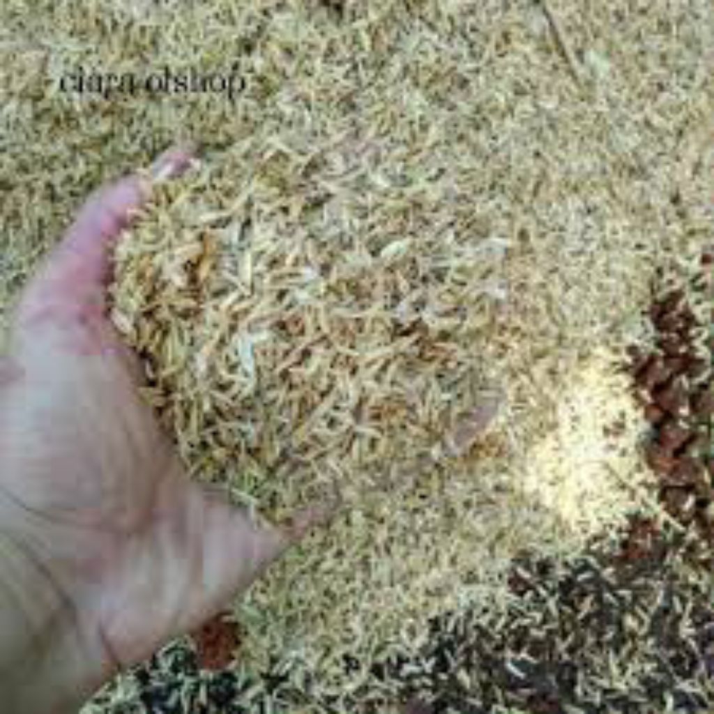 Alas Kandang Ternak, SEKAM PADI 1 Karung Ukuran 50 Kg