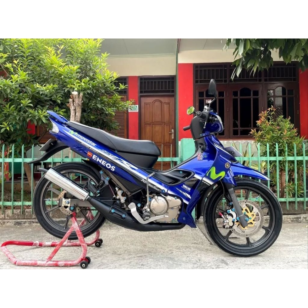 BODYSET COVERSET 125 ZR BIRU MOVISTAR ORIGINAL HONG LEONG YAMAHA