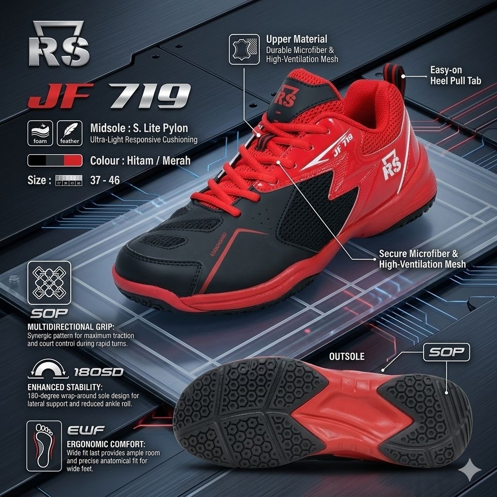 SEPATU BADMINTON RS JF 719