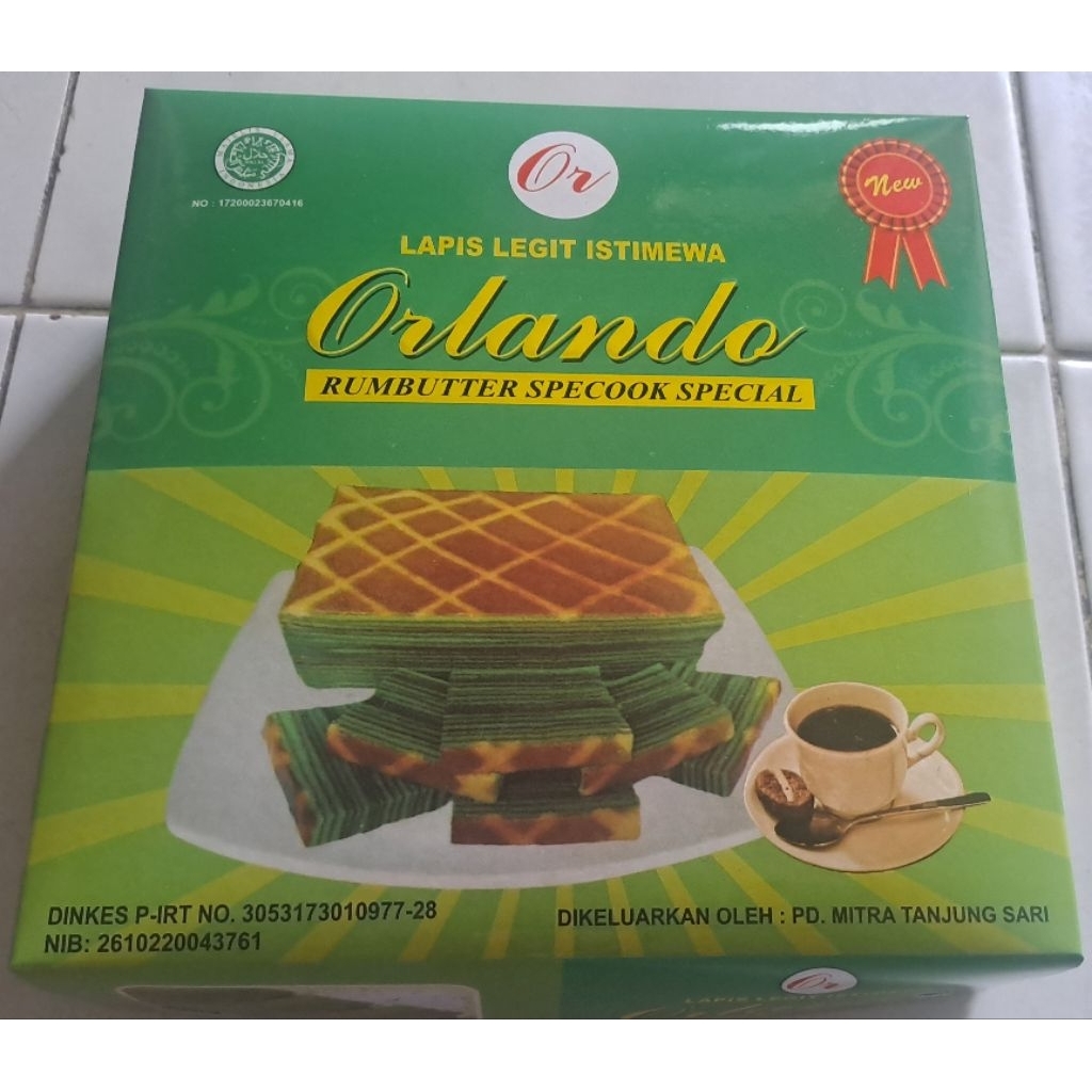 Lapis Legit Spesial Pandan