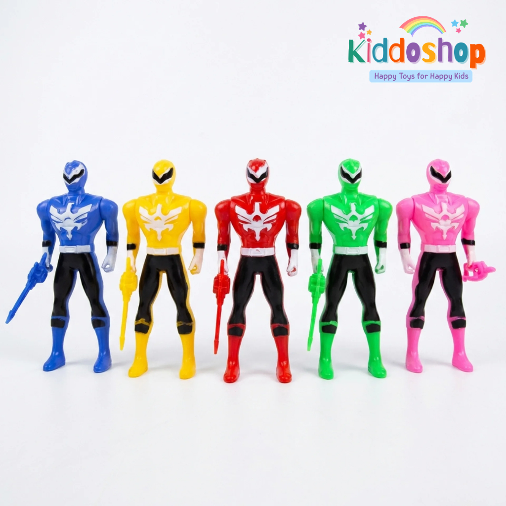 KS Power Ranger dengan Samurai Action Figure Mainan