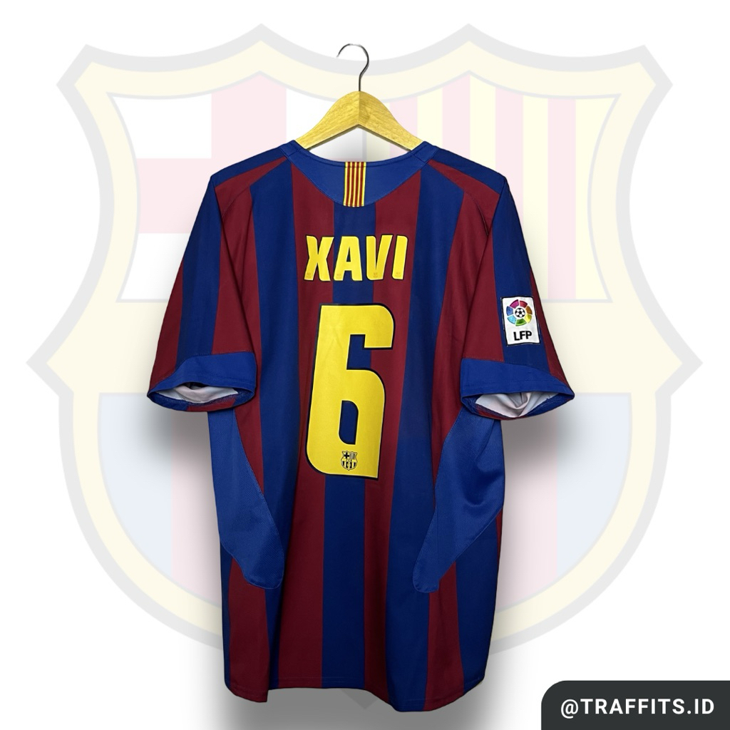 Jersey Barcelona Home 05/06 Xavi Hernandez Original Size L