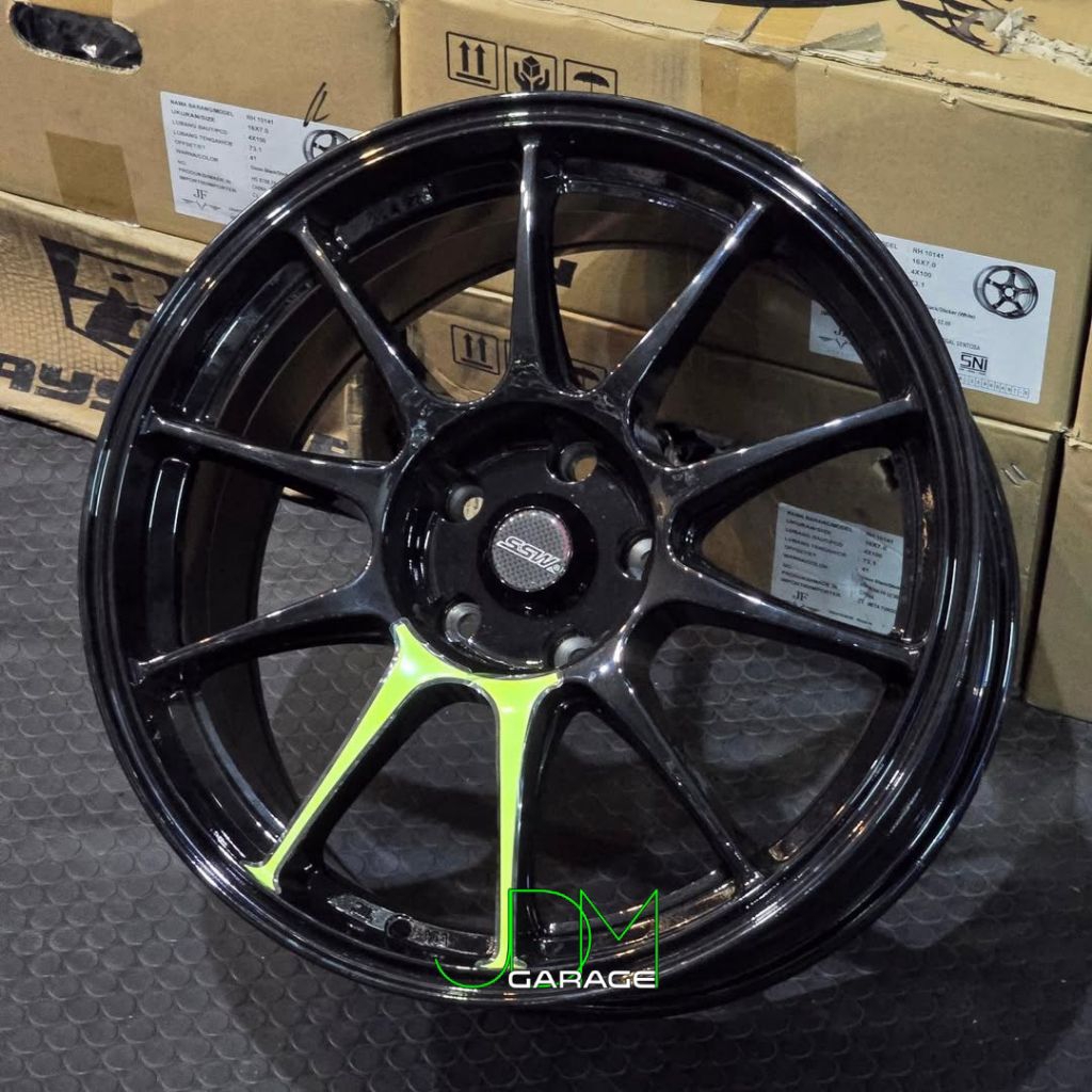 velg tc105n ssw original Thailand r18 lebar 8,5 pcd 5x114,3 et 25 velg mobil ring 18 pnp velg mobil 