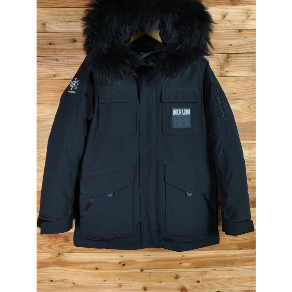 JACKET BULANG OUTDOOR - BUCKAROO FIRST DIVISION DOWN JACKET SIZE M, LD 110