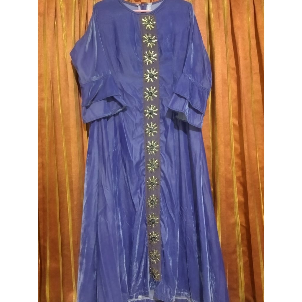 Gamis bludru preloved