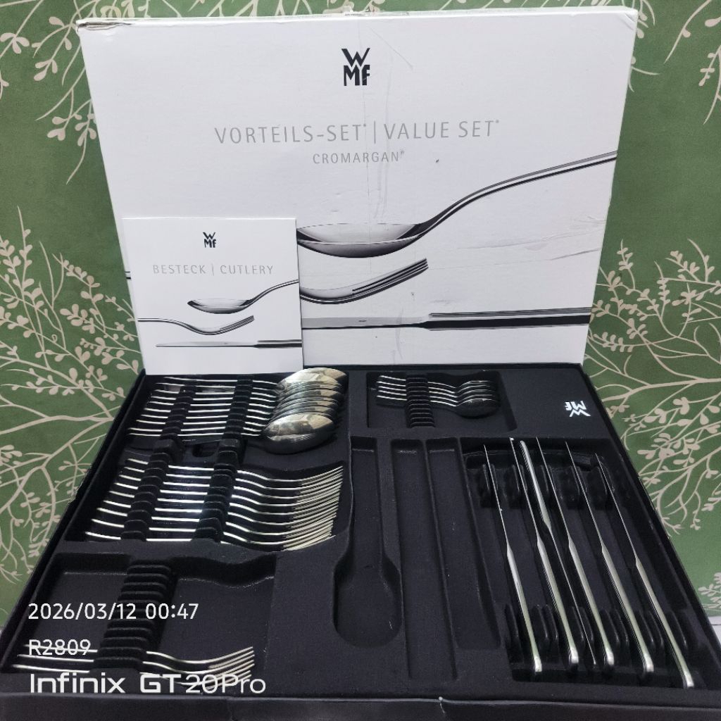 Sendok Garpu WMF Value Set Cromargan 34pcs