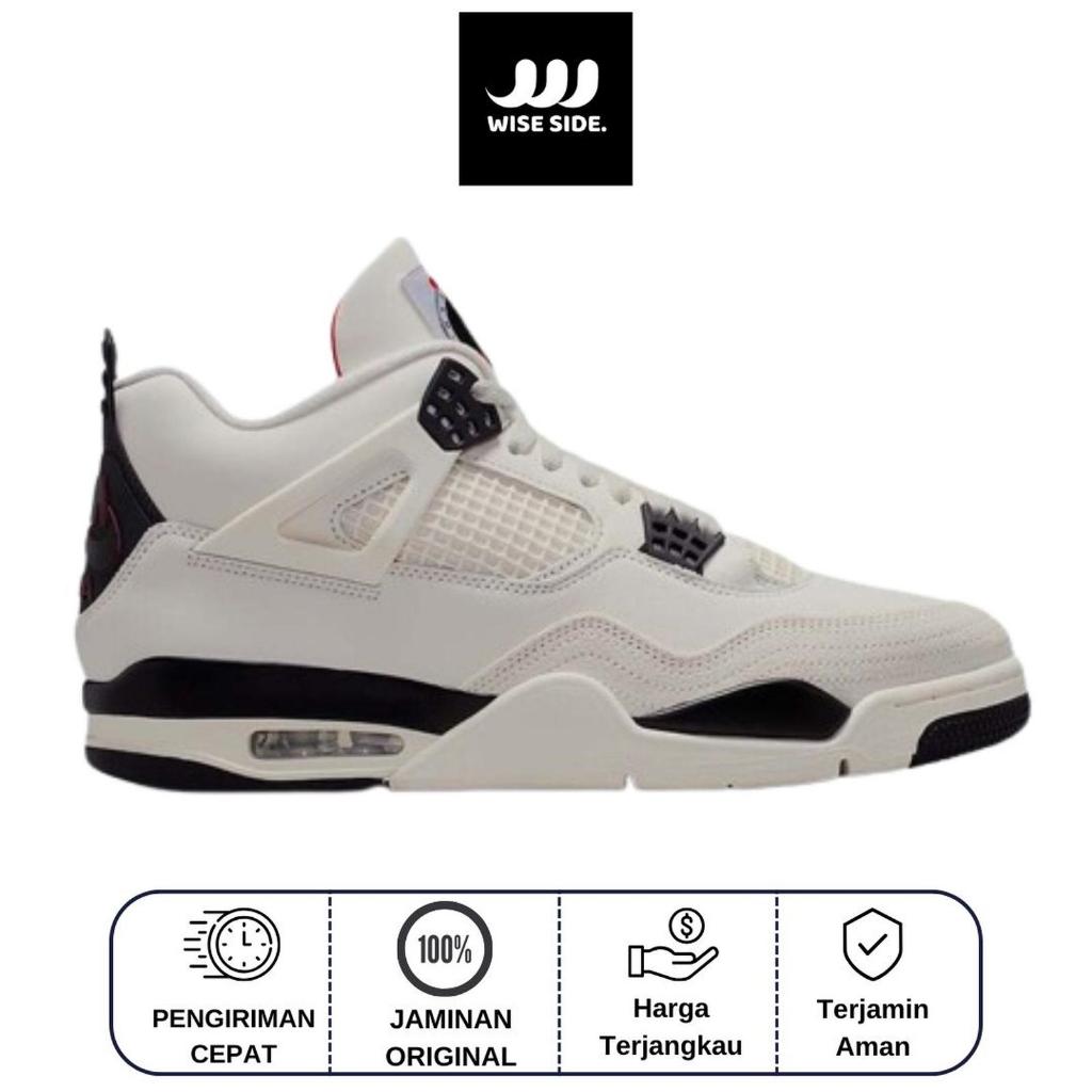 Sepatu Sneakers Pria Air Jordan 4 Retro OG Flight Club Lifestyle Shoes Mens IM4002-100 ORIGINAL