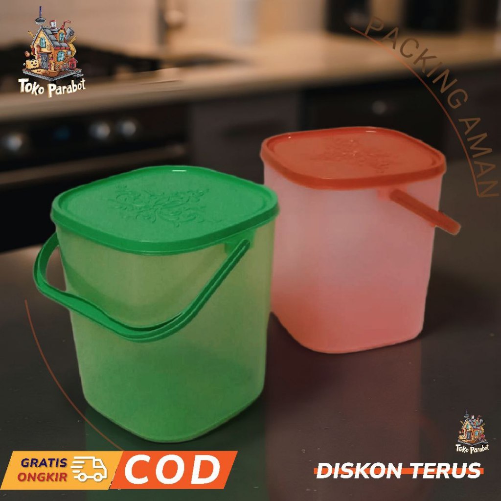 TOPLES SEGI BUAH BENING WARNA + GAGANG TOPLES KERUPUK PLASTIK