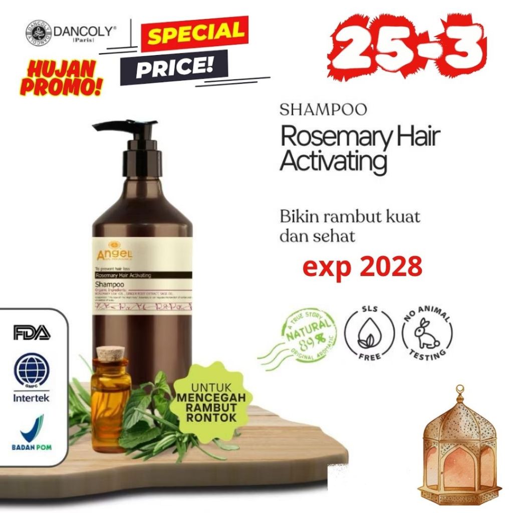 Dancoly Organic Rosemary Shampoo 800ml