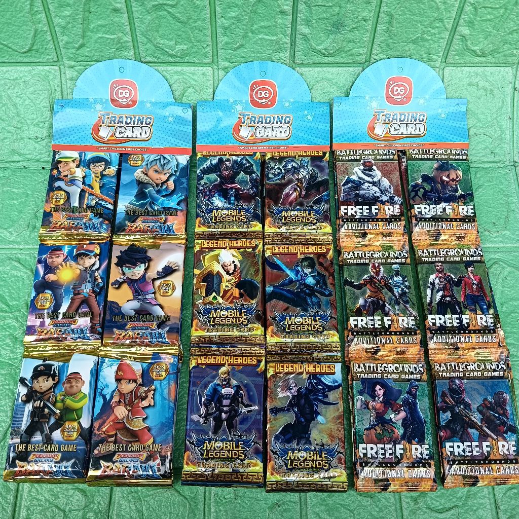 12 Sachet Mainan Kartu Foil Naruto Shippuden Emblem Battle ML OnePiece Trading Card Game