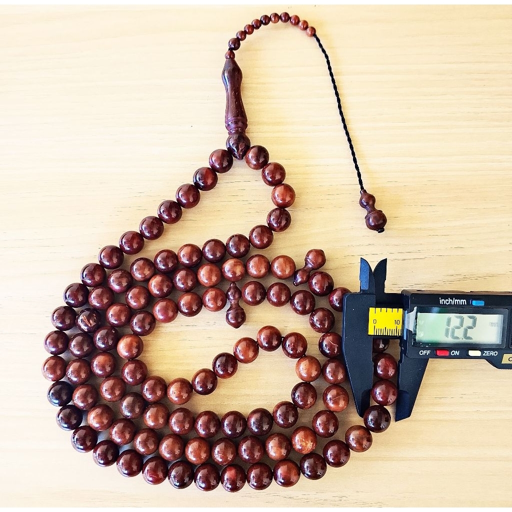 Tasbih 99 bulat kaukah kokka 12MM & 10MM