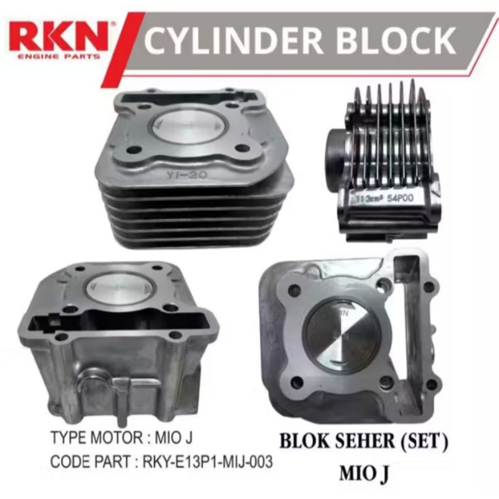 CYILINDER ASSY BLOK SEHER MIO M3 MIO SOUL GT XRIDE RKN