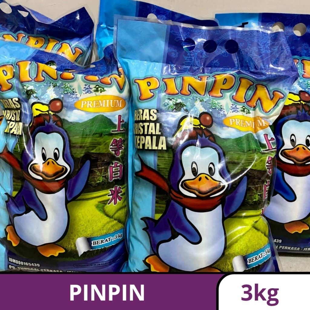 BERAS PINPIN 3KG | BERAS PREMIUM LAHAP LELE 5KG