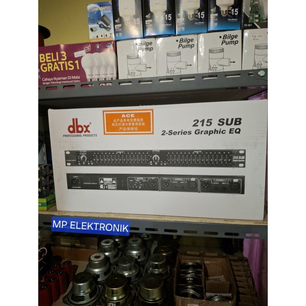 EQUALIZER DBX 215 SUBWOOFER NEW GRADE A