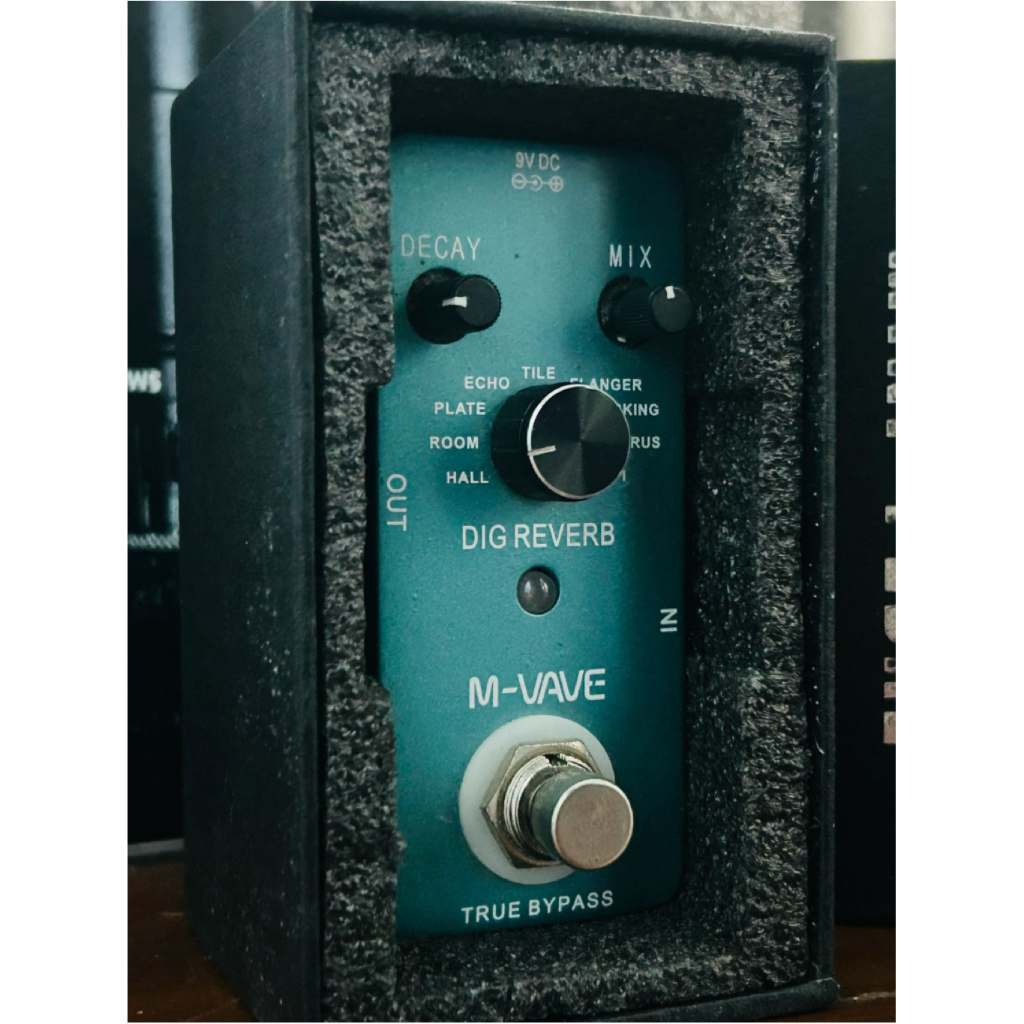 M-VAVE Dig Reverb Digital Multi Reverb Pedal Efek Gitar & Bass