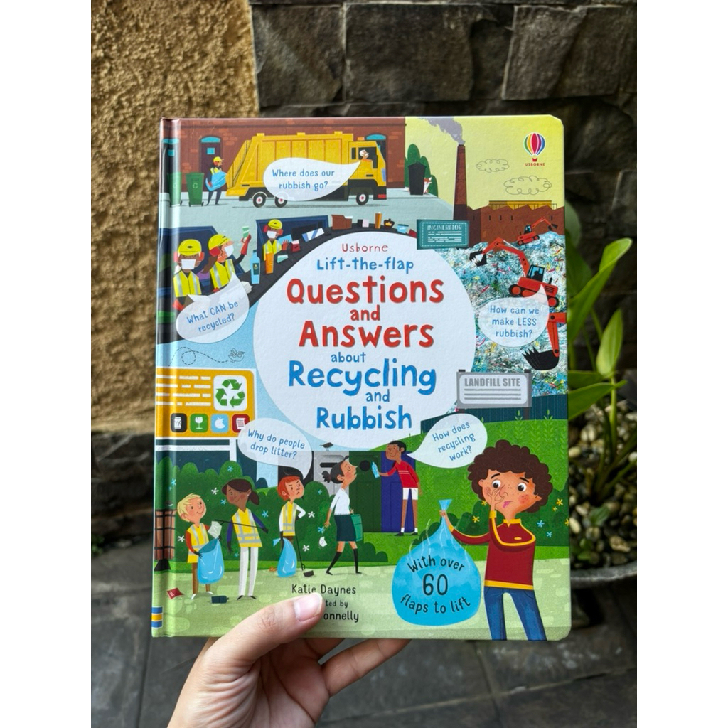 Usborne Questions and Answers Recycling / Preloved Original Usborne / Lift the Flap Book