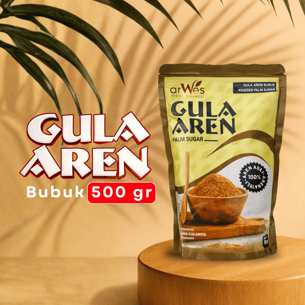 Gula Aren Bubuk Rendah Glikemik 500gr 100% - Rumah Rasa