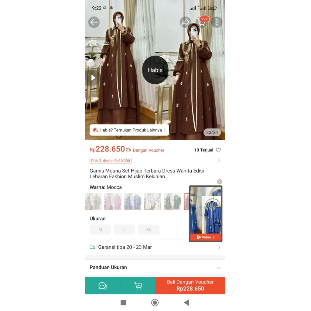 SALE GAMIS KERUDUNG BRAND LAKU FASHION BARU