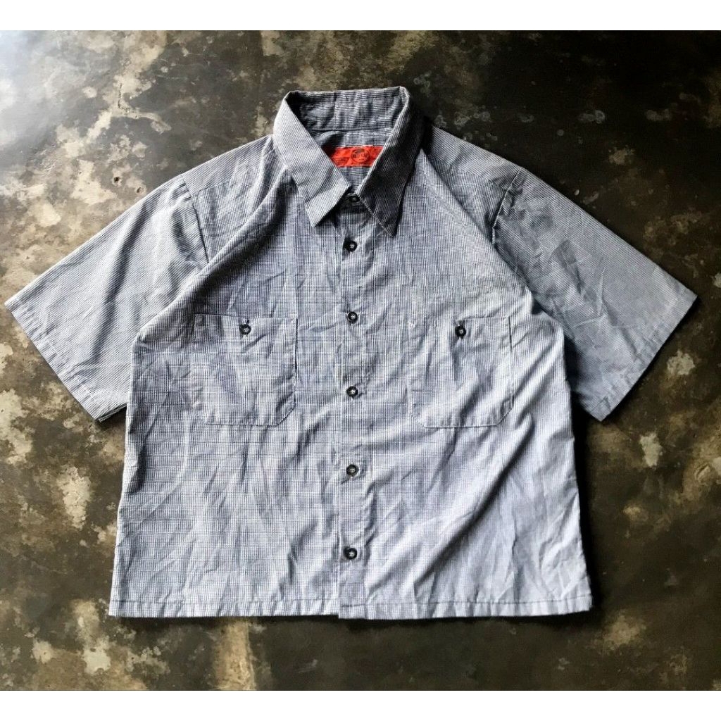 90s REDKAP HIKORY WORKSHIRT BOXY FIT