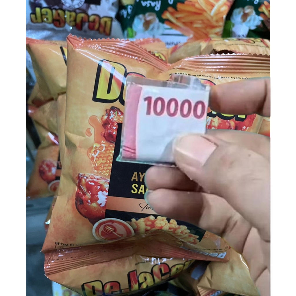 Snack Ciki Chiki Dejager berhadiah uang tunai cemilan jajanan viral ujan duit twistcorn SATUAN