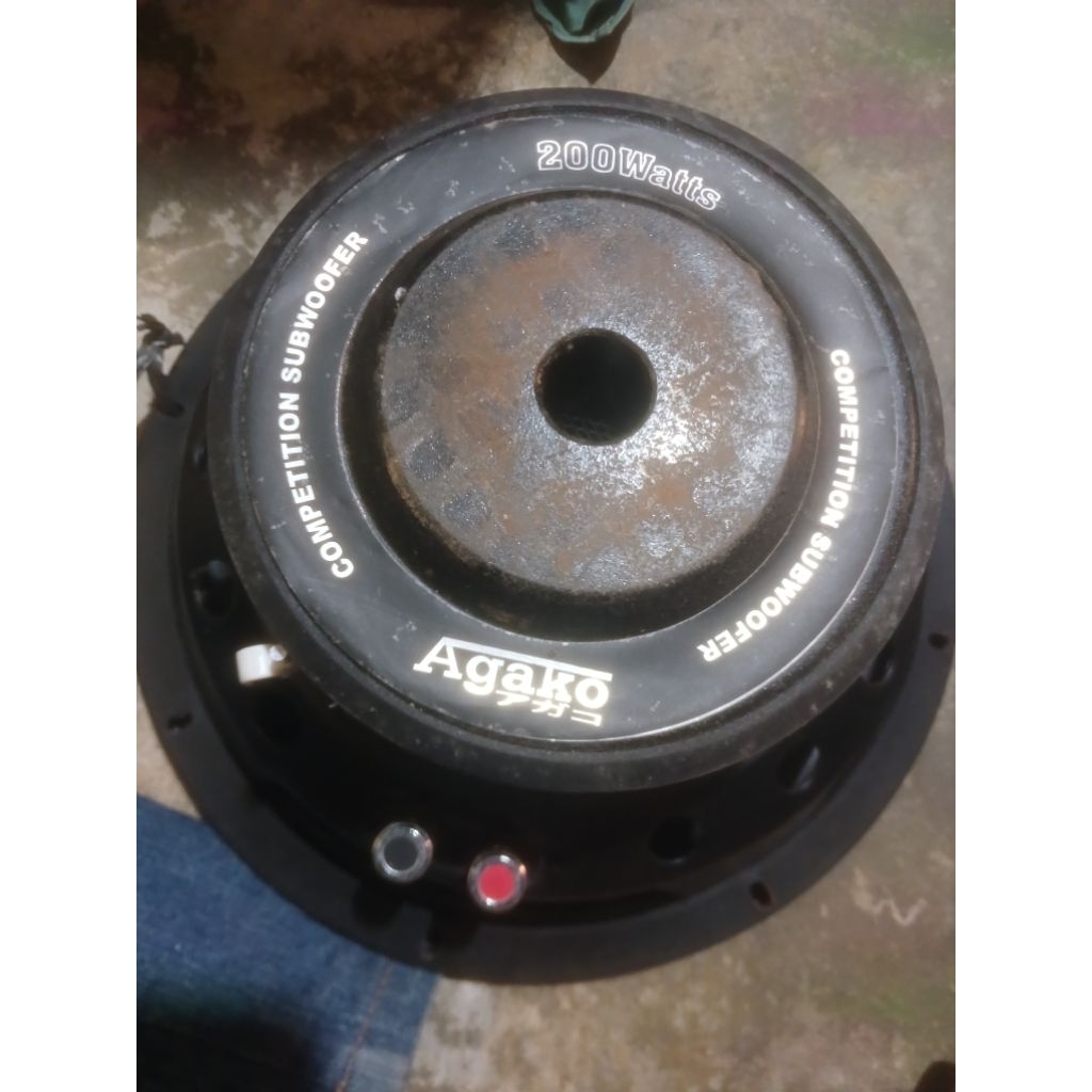 speker subwofer agako 10" singel coil