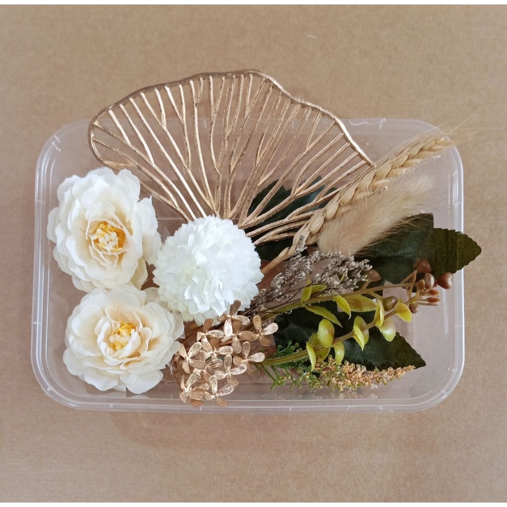 PAKET BUNGA DEKORASI MAHAR PERNIKAHAN/GINKO/MAHAR PERNIKAHAN