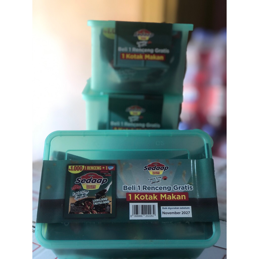 KECAP SEDAP RENTENG (GRATIS TEPAK MAKAN)
