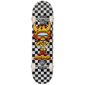 Skateboard Speed Demons Hot Shot Complete B/White Checks 7.5" / Skateboard Fullset